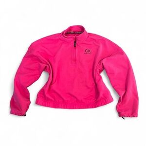 Calvin Klein Cropped Performance Pink Top Dize XL